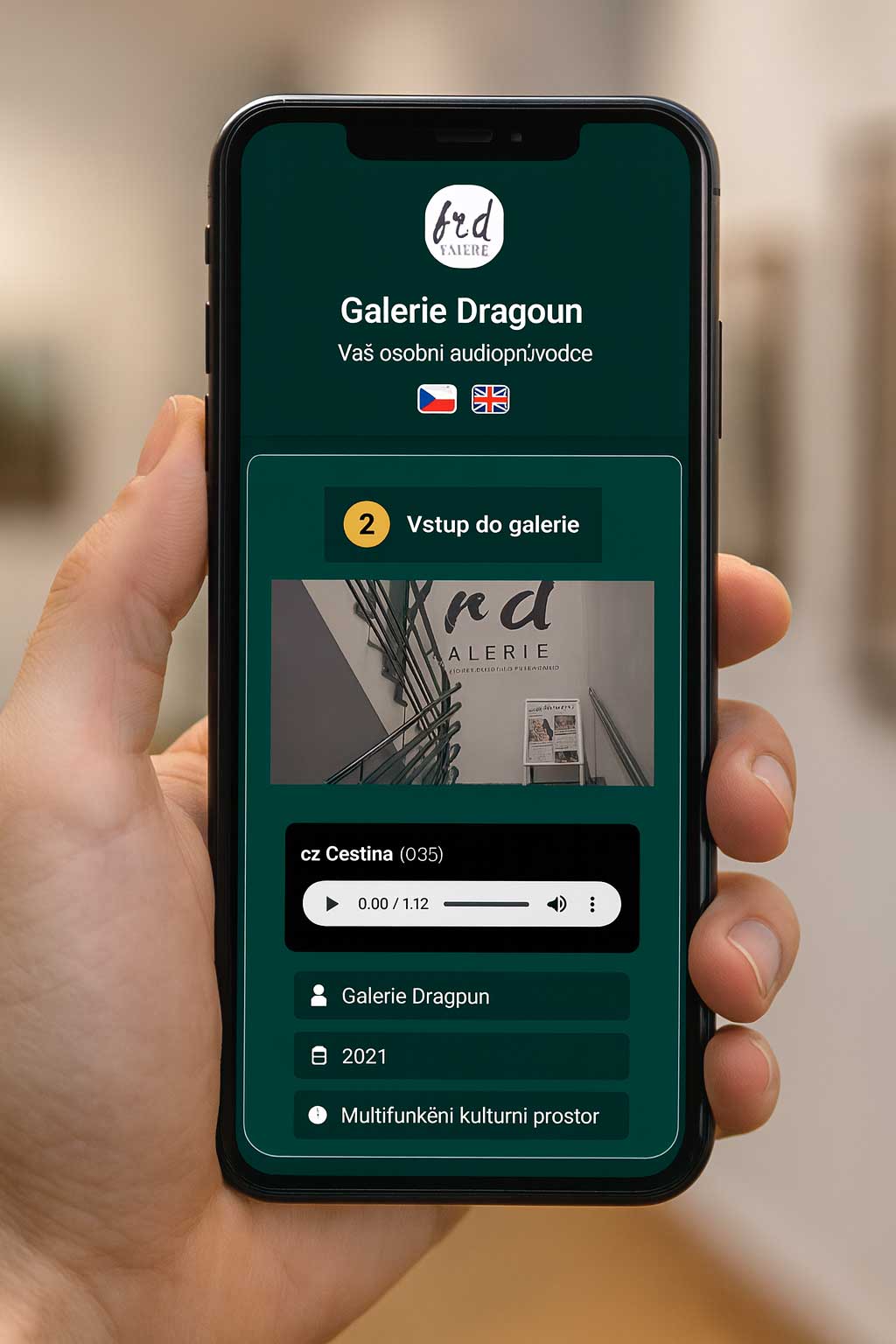 AI vícejazyčný audio průvodce pro muzea
